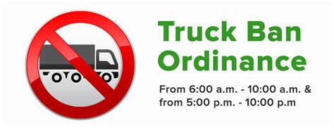 TRUCK BAN!!! .